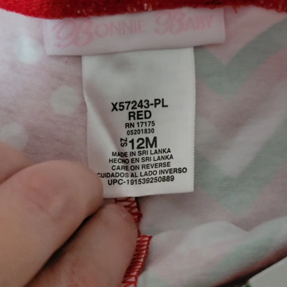 NWT 12 months Bonnie Jean Christmas Dress - Picture 5 of 8